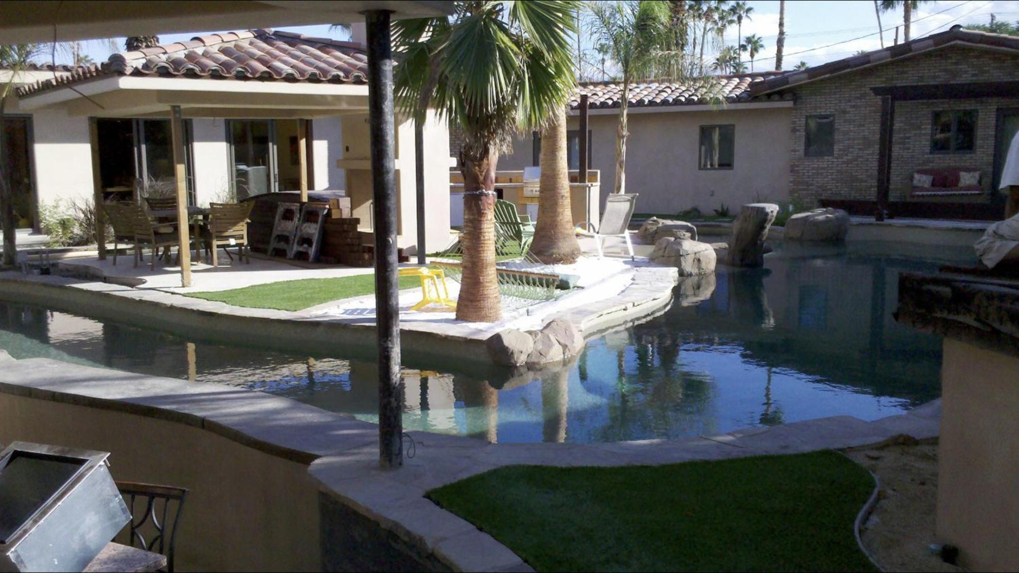 Warm Sands Villa-Moving River/Island Palm Springs Exteriör bild
