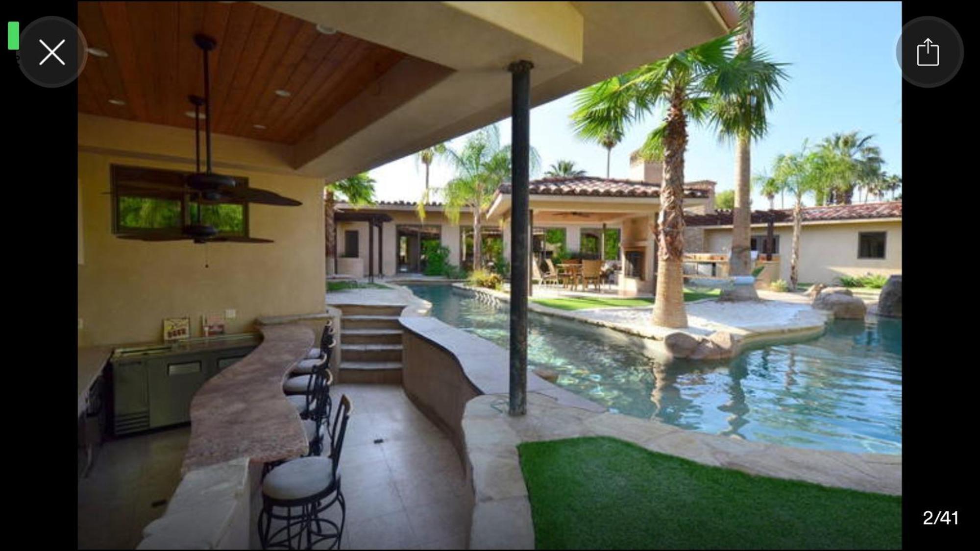 Warm Sands Villa-Moving River/Island Palm Springs Exteriör bild